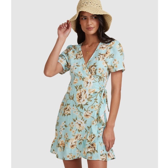 🔥🔥BILLABONG - LAGUNA WRAP DRESS🔥🔥 - Picture 4 of 11